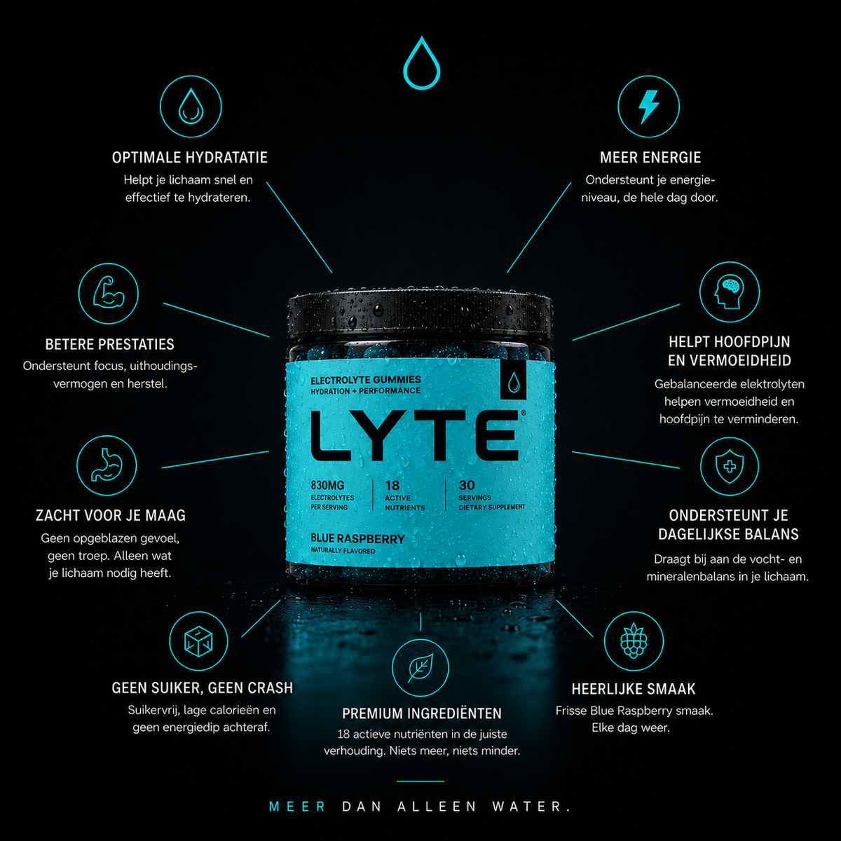 LYTE - Elektrolyte Gummies - 30 Servings